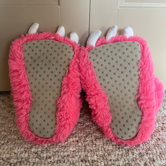 Carter’s pink monster slippers. Size 9/10 - Picture 3 of 3